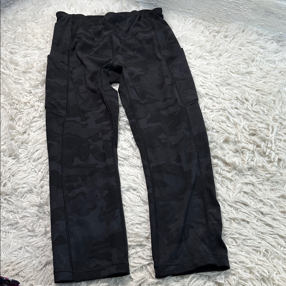 Lululemon Speed Up Crop *21" Incognito Camo Multi Grey